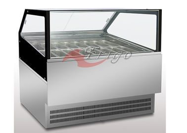 Deep Freezer Food Display Showcase - Gelato Cases 12 / 16 Pieces 5L Pan